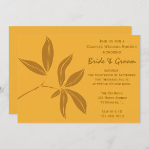 Invitación Otoño Sale Parejas Ducha de matrimonio