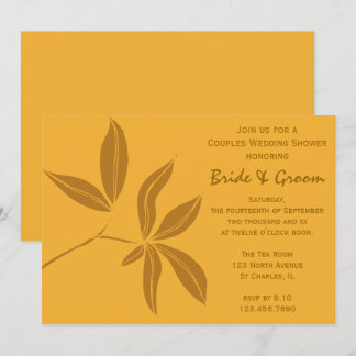 Invitación Otoño Sale Parejas Ducha de matrimonio