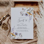Invitación Otoño Sunshine Wildflower Sweet 16 Fiesta de cumpl<br><div class="desc">La invitación a la fiesta de 16 cumpleaños de esta flor silvestre de sol de otoño es perfecta para un cumpleaños moderno. El diseño se compone de múltiples acuarelas moradas,  violetas,  flores amarillas,  borgoñas y follaje verde oliva bellamente agrupados en ramos.</div>