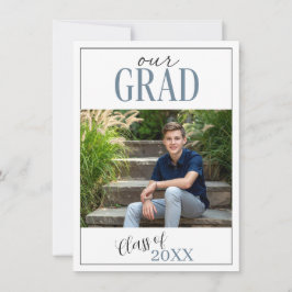 Invitación Our Grad Graduation Party Invitation