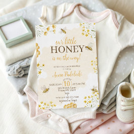 Invitación Our Little Honey Baby Shower Invitation