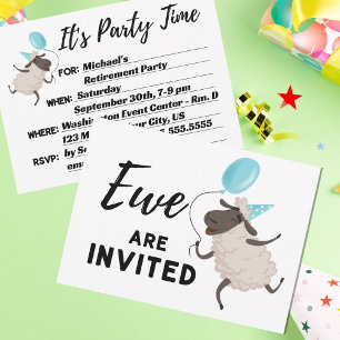 Invitación Ove Azul Está Invitado a Todas las Ocasiones Usted