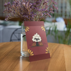 Invitación Ovejas Y Flores