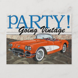 Invitación Over the Hill - Ruta 66 - Coches de época- SRF