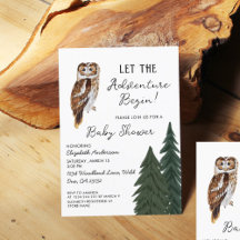 Owl Adventure Baby Shower
