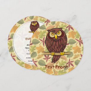 Invitación Owl Personalizado