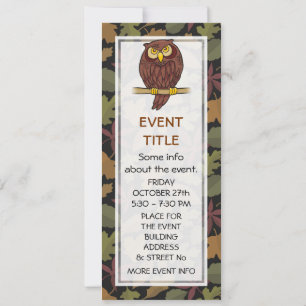 Invitación Owl Personalizado