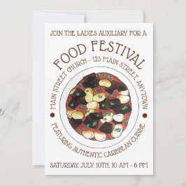 Invitación Oxtail y Bean Stew Caribbean Food Festival