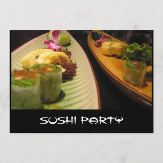 Invitación P6100089, Fiesta Sushi