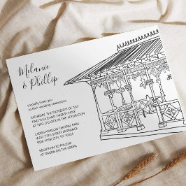 Invitación Pabellón de Damas Boda en Central Park