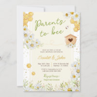 Padres de Bee Bumblebee Co-ed Honey Baby Shower I