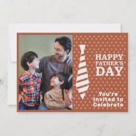 Invitación Padres Día de la Luz de los Tiempos Blancos Marron