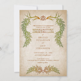 Invitación Pagan Handfasting Boda