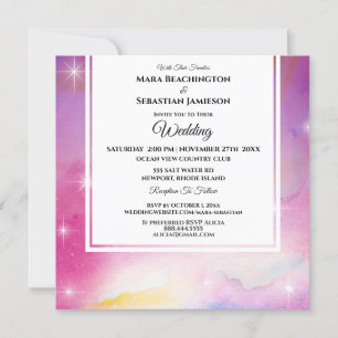 Invitación *~* Página web de Cosmos RSVP Nebula Celestial Bod