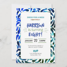 Paint Arcoiris Paint Birday Party Boy