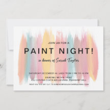 Paint Night Bridal Shower