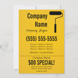 Invitación Painter 5x7 Flyer