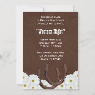 Invitación País Oficioso Fiesta Prom Formal