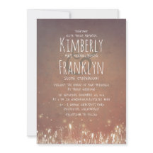 País Rústico | Noche Luces Campo Boda Jardín