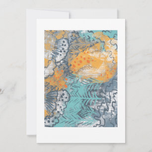 Invitación paisaje abstracto moderno