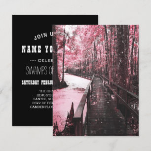 Invitación paisaje de ensueño del pantano de santee