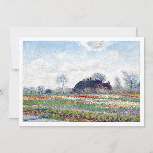 Invitación Paisaje de la vieja casa descargable (Anverso)