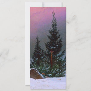 Invitación Paisaje invernal Caspar David Friedrich