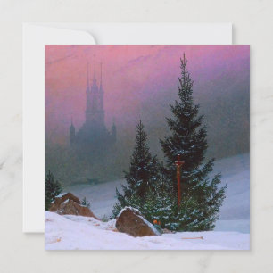 Invitación Paisaje invernal Caspar David Friedrich
