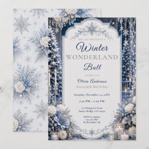Invitación Paisaje Invernal Decimosexta Bola