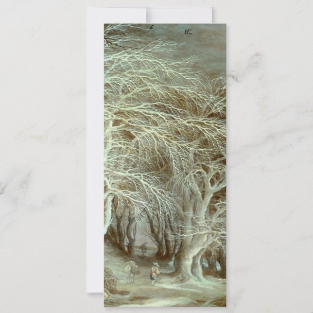 Invitación Paisaje invernal Gijsbrecht Leytens (Anverso)