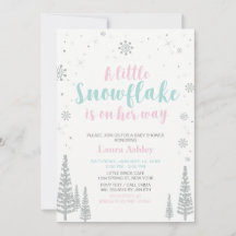 Paisaje invernal plateado, Baby Shower / Celebraci