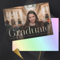 Paisaje mínimo de Graduado Fotografía Holográfica