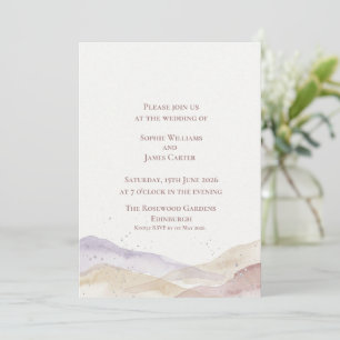 Invitación Paisaje montañoso de las Tierras Altas escocesas p