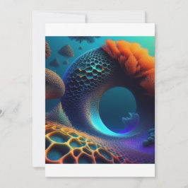 Invitación Paisaje submarino