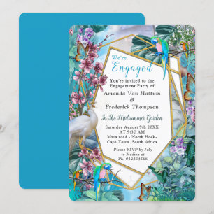 Invitación Paisaje tropical surrealista