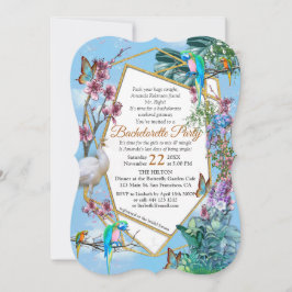 Invitación Paisaje tropical surrealista