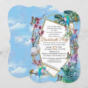 Invitación Paisaje tropical surrealista