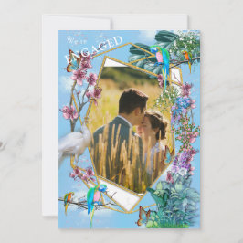 Invitación Paisaje tropical surrealista