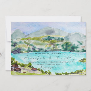 Invitación Paisaje y acuarela de Suiza