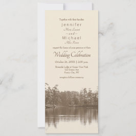 Invitación paisajes paisajísticos de lagos de montaña plácido