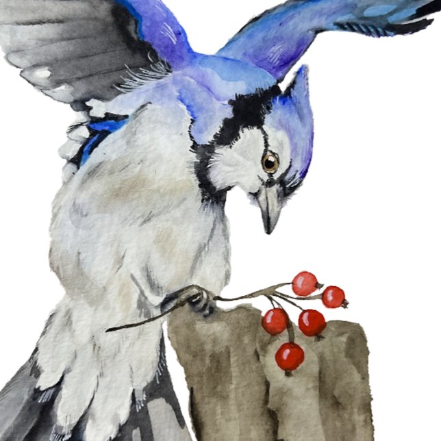 Invitación Pajarera azul acuarela (Subido por el creador)