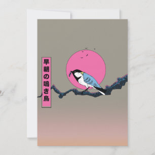 Invitación Pájaro cantor de la mañana temprano
