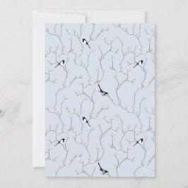 Invitación Pájaros de Invierno