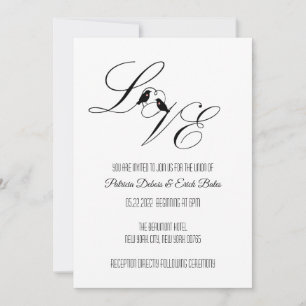 Invitación Pájaros del Amor