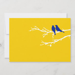 Invitación pájaros mod