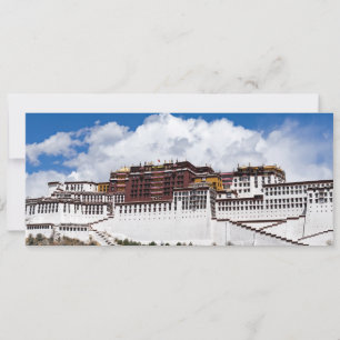 Invitación palacio de Potala en Lhasa - Tíbet