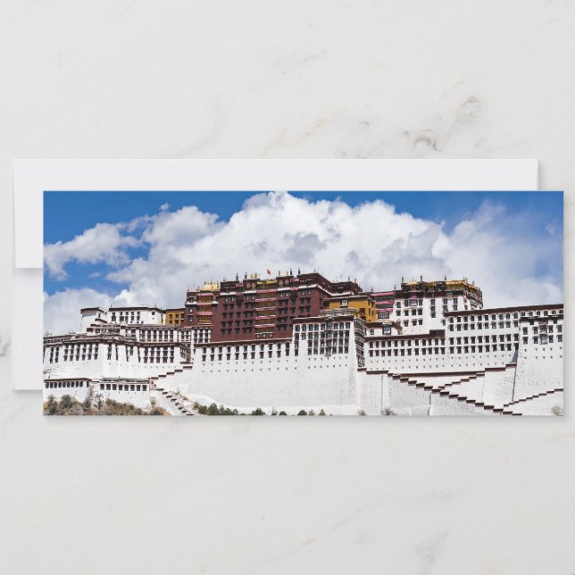 Invitación palacio de Potala en Lhasa - Tíbet (Anverso)