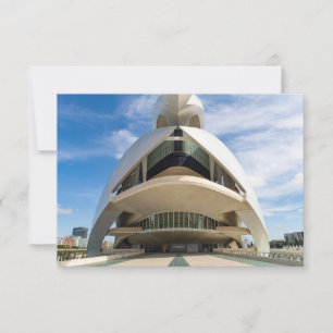 Invitación Palau de les Arts Reina Sofía, Valencia