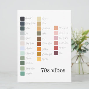 Invitación Paleta de colores para la planificación de bodas r