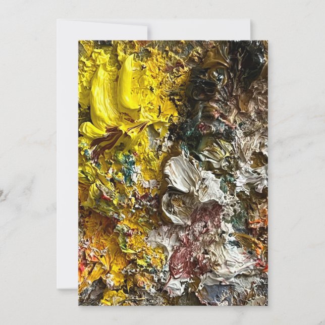 Invitación Paleta del artista #1 (Anverso)